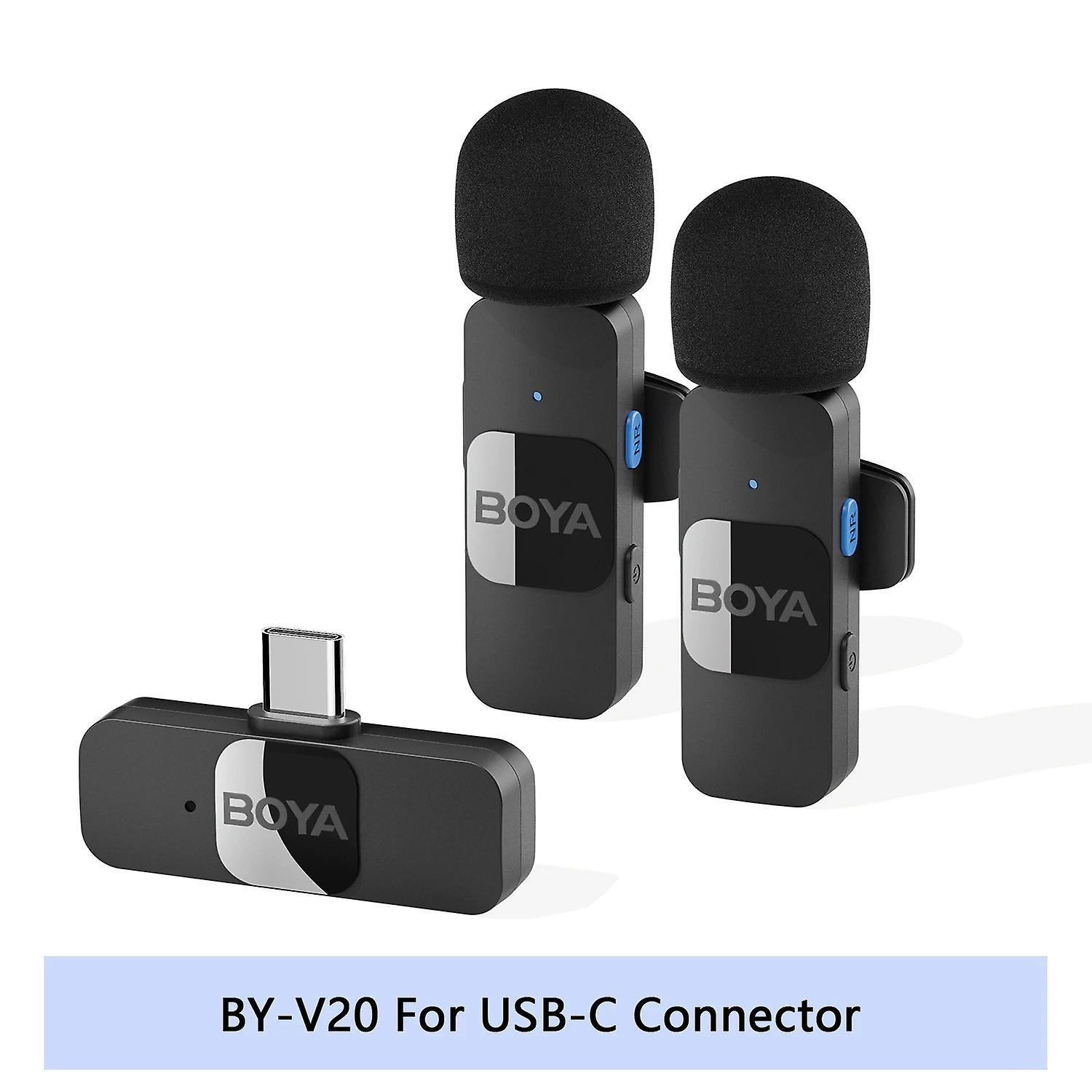 Microphones Boya By-v Professional Wireless Lavalier Mini Microphone For Iphone Ipad Android Live Broadcast Gaming Recording Interview Vlog By-v20...