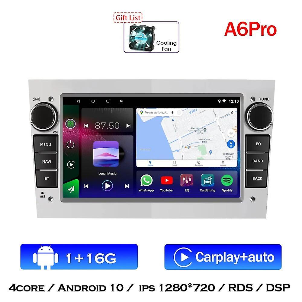 Aintier 4g+64g Android 2 Din Car Radio Dvd For Opel Astra H J 2004 Vectra Vauxhall Antara Zafira Corsa C D Vivaro Meriva Veda Multimedia A6Pro  1-16G