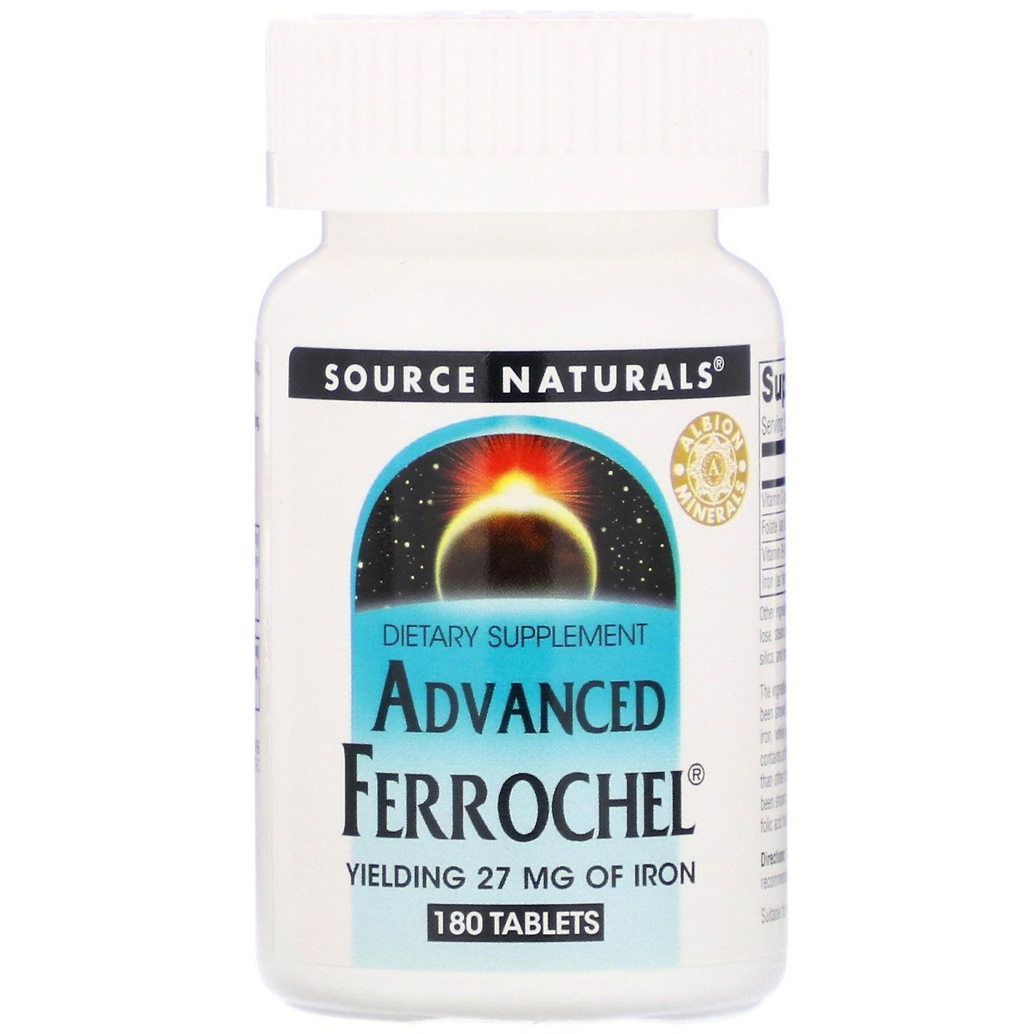 Source Naturals, Advanced Ferrochel, 180 Tablets