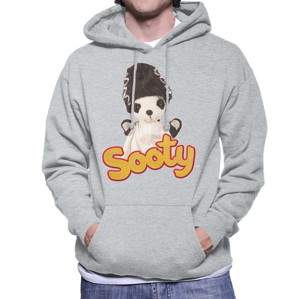 Sooty Halloween Spooky Soo Men's Hooded Sweatshirt Heather Grey X-Large