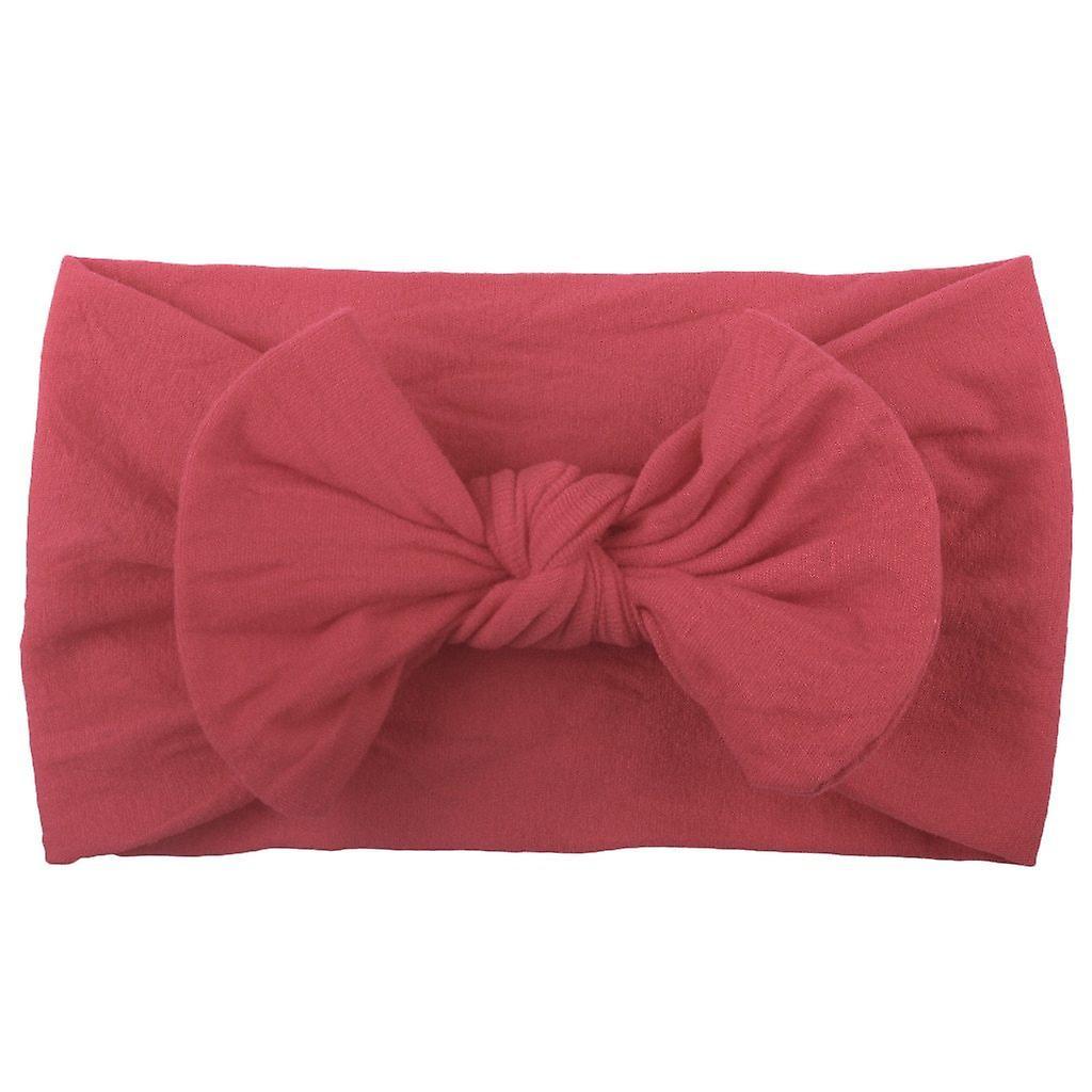 Slowmoose Baby Headband- Bow Design Headwear Red