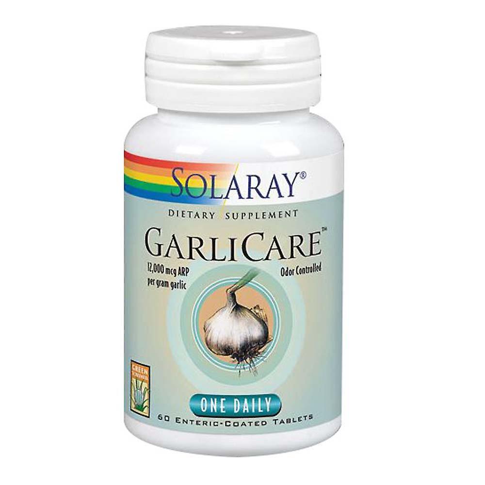 Solaray GarliCare, 60 Tabs (Pack of 1)