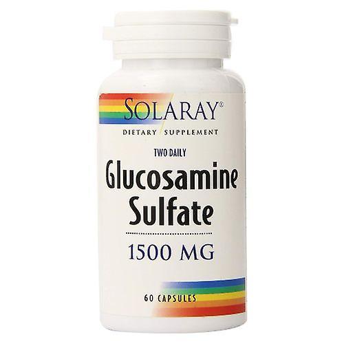 Solaray Glucosamine Sulfate,1500 mg ,60 Caps (Pack of 1)