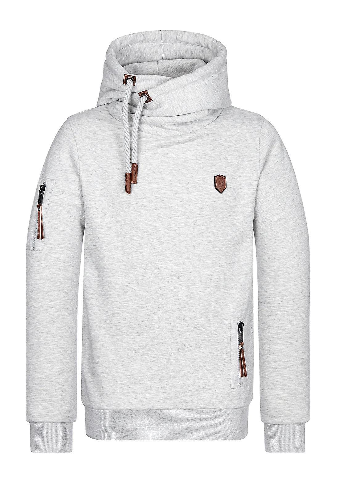 Naketano Men's Hoodie Pimp Grey Melange L