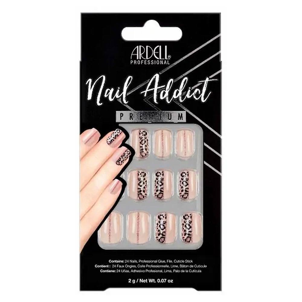 Ardell Nails Ardell Beauty Nail Addict Premium False Nails - Cheetah Accent (24 Nails) (54603)