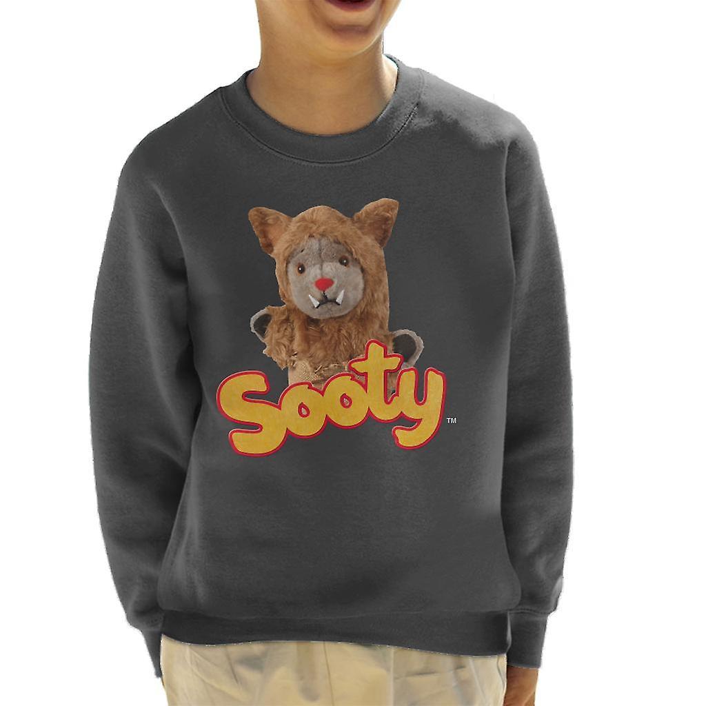 Sooty Halloween Sweep Werewolf Kid's Sweatshirt Charcoal Large (9-11 yrs)