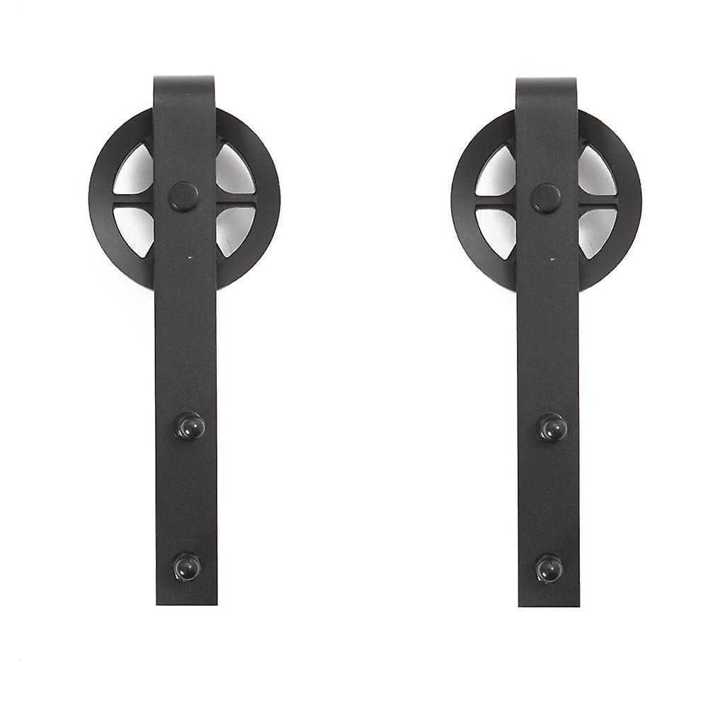 Slowmoose Carbon Steel Big Hanger Roller- Interior Sliding Barn Door Hardware 150cm(4.9ft) kit