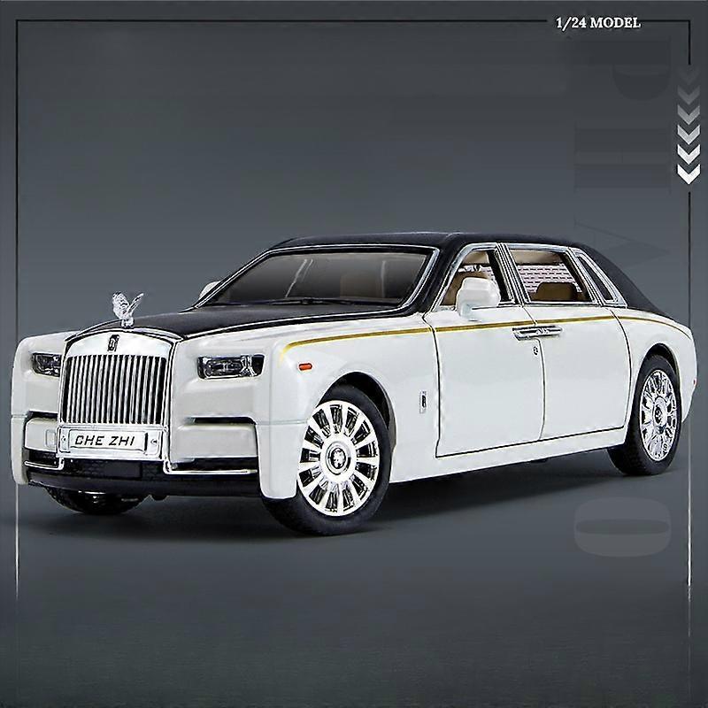 1:24  Phantom Zinc Alloy Diecast Toy Cars Model Simulated Pull Back Limousine Metal Toy Car for Kids Gifts Collection Toy Cars White