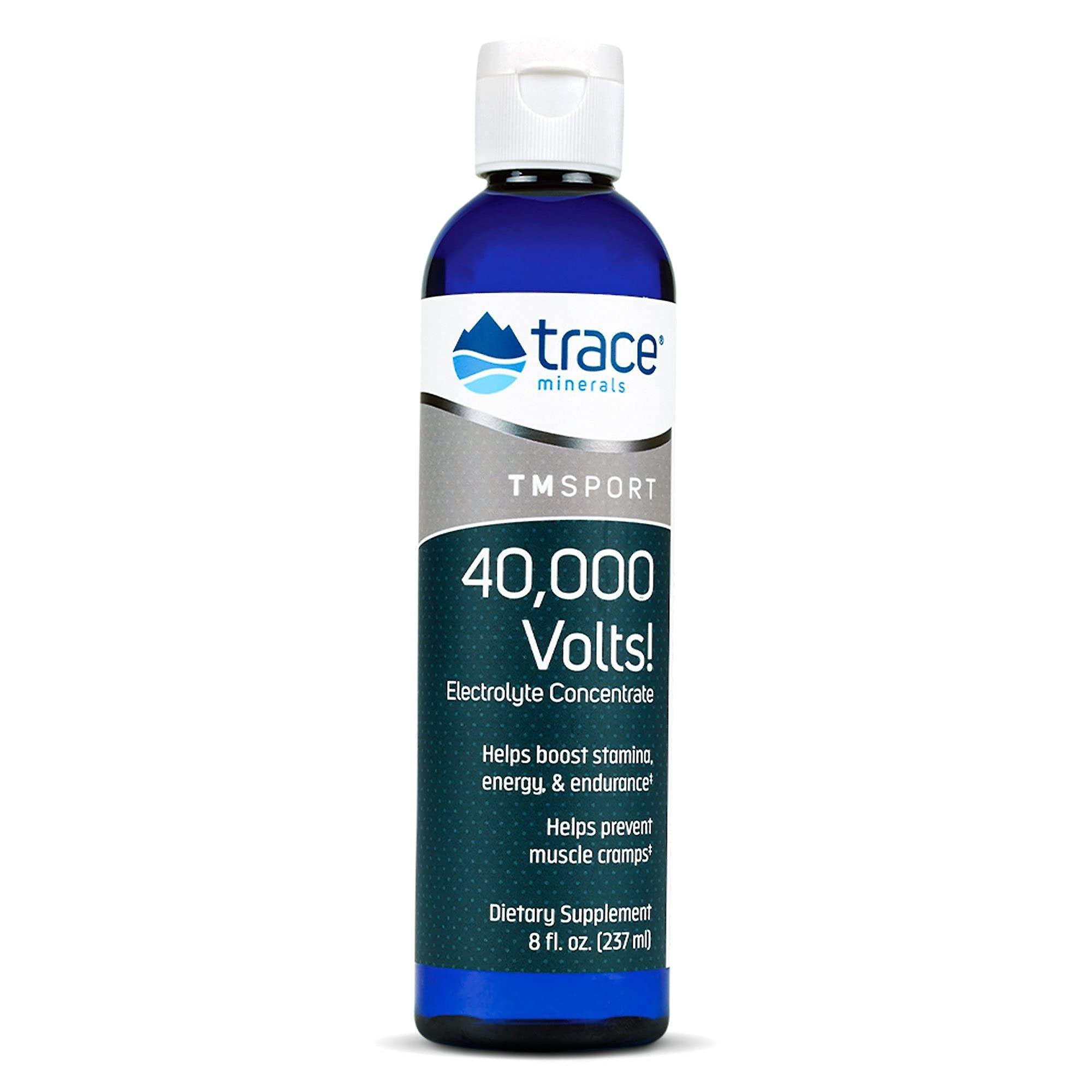 Trace Minerals Research Trace Minerals 40,000 Volts Liquid Electrolyte Concentrate Drops 8 Oz