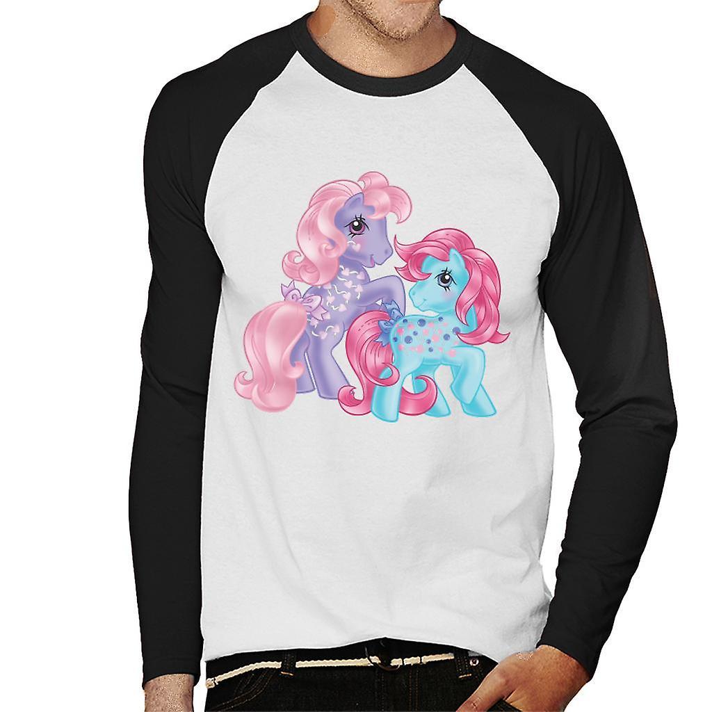 My Little Pony Friendship Men's Baseball Long Sleeved T-Shirt White/Black Small