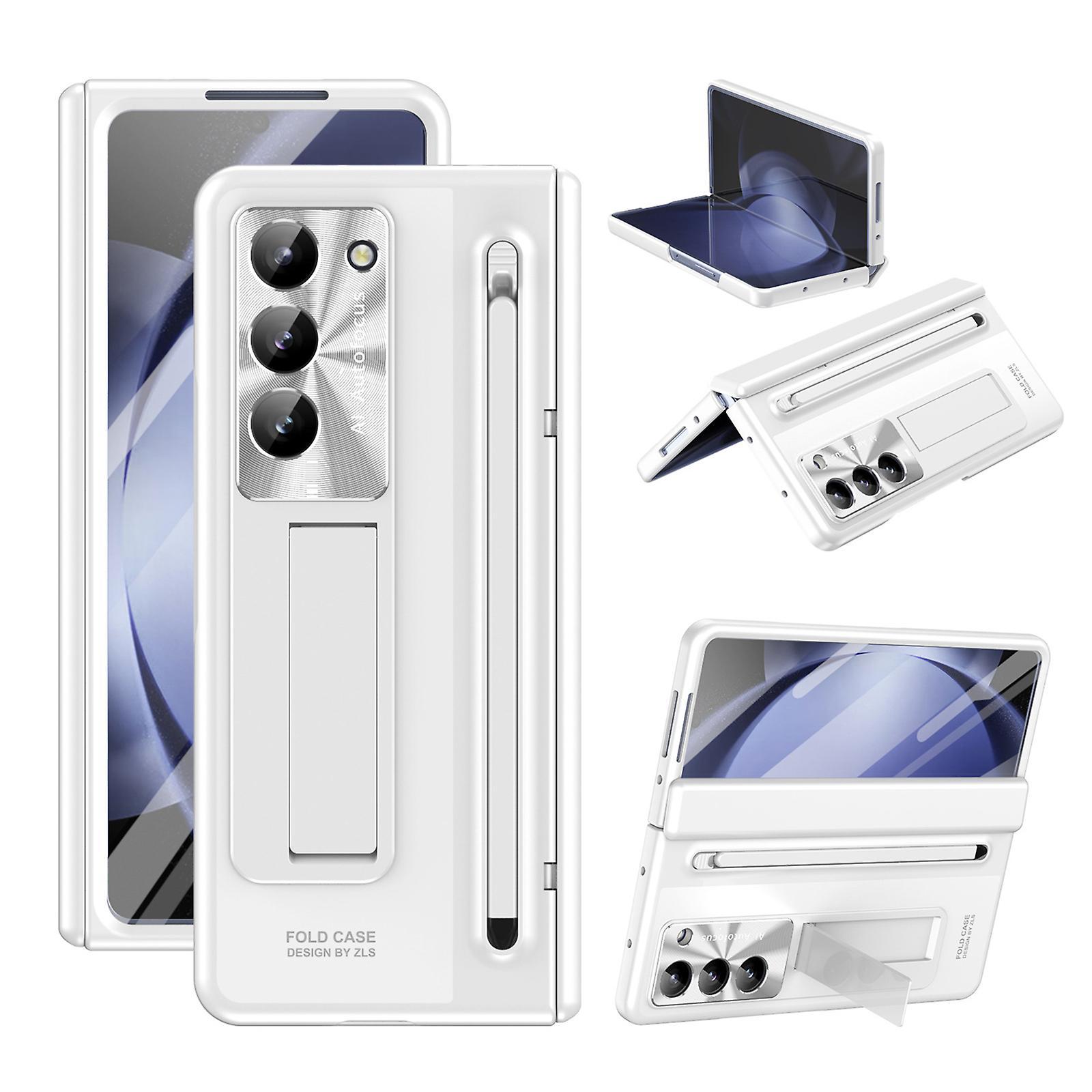 Ofocase Galaxy Z Fold 6 Case with S Pen Holder, Full Protection with Kickstand Cover for Samsung Galaxy Z Fold 6 5G 2024 white