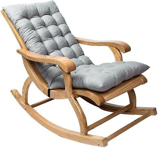 Sunset Long Folding Recliner Rocking Chair Cotton Cushion (only Cushion) Gray 1.2 Meters grey