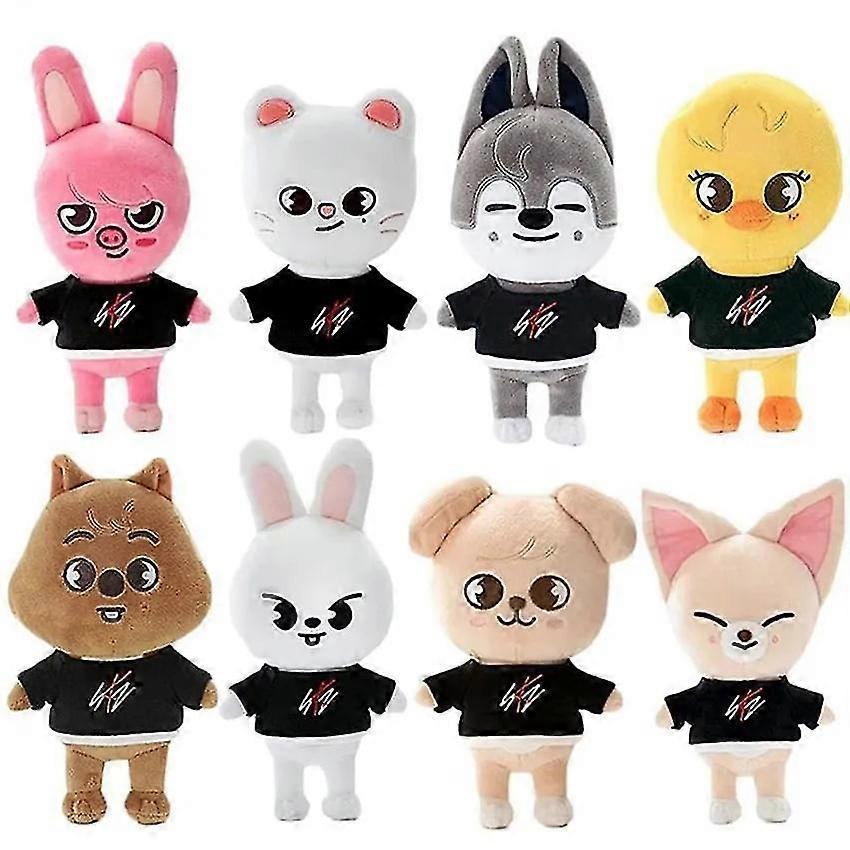 Jkw Skzoo Plush Toys 20cm Stray Kids Plush Wolf Chan Cartoon Stuffed Animal Plushies Doll Kawaii Companion For Kids Adults Fans Giftvalentine's Day...