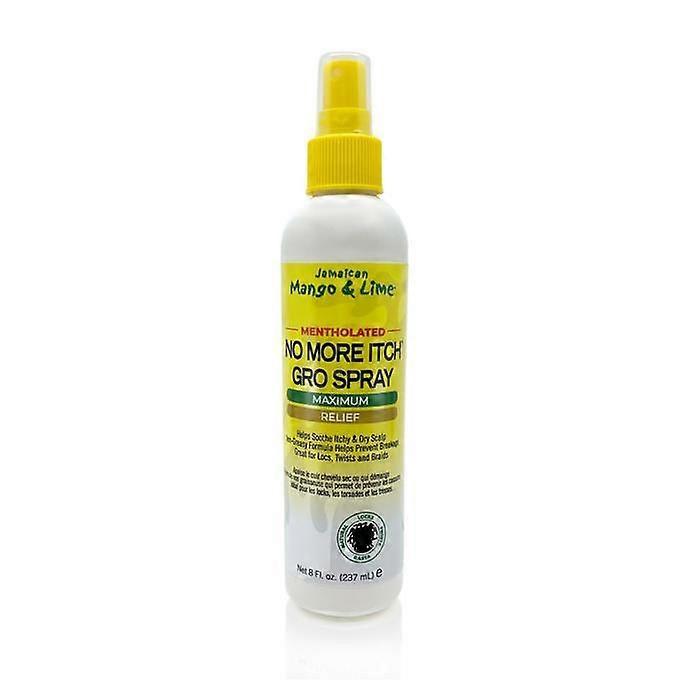 Jamaican Mango & Lime No More Itch Gro Spray Mentholated 8oz 237ml