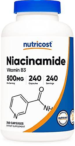 Nutricost Niacinamide Vitamin b3 500mg 240 Capsules