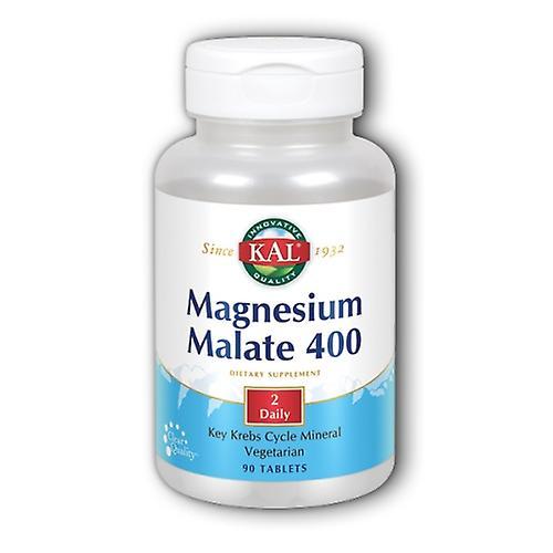 Kal Magnesium Malate 400, 90 Tabs (Pack of 1)