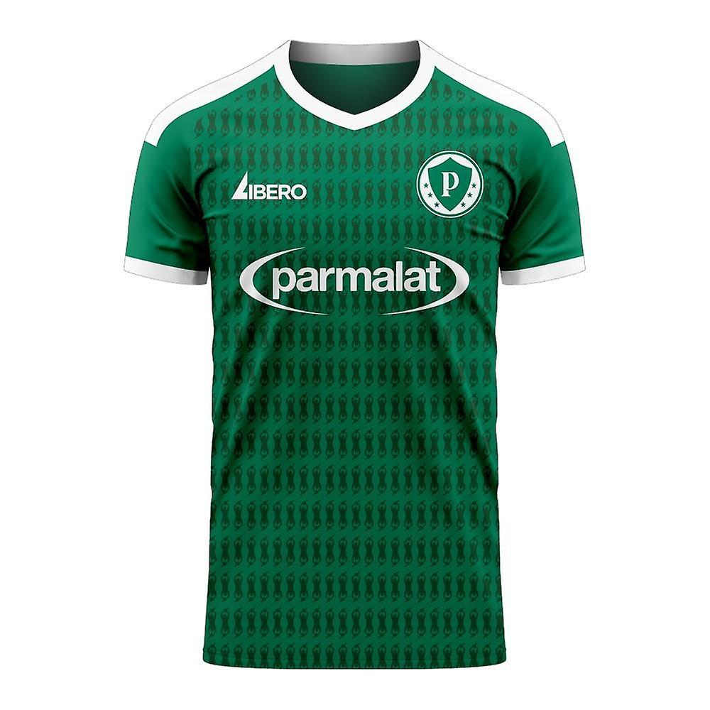 Libero Sportswear Palmeiras 2024-2025 Home Concept Football Kit (Libero) - Little Boys Green SB 4/5yrs (104-110cm)