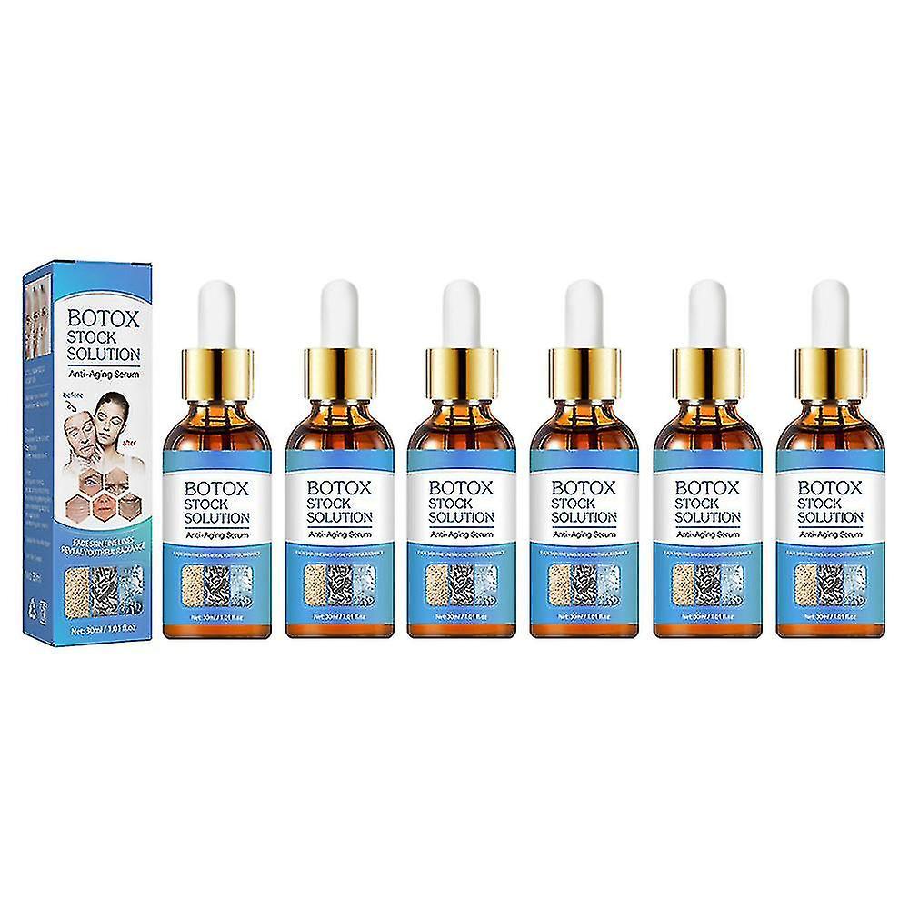 Sml 30ml Botulinum Wrinkle Remover Instant Anti-aging Face Serum Retinol Skin Tightening 6Pcs