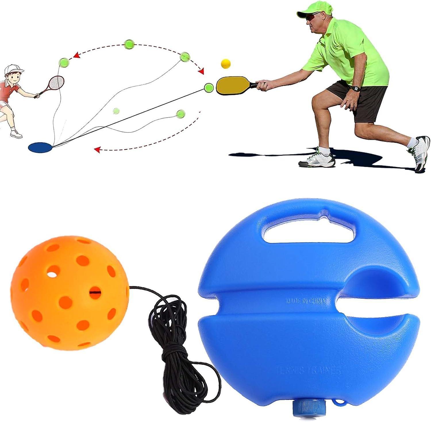 Frusde Pickleball Training Aids Pickleball Rebounder, Match Buddy Pickleball Trainer, Rebound Practice Pickleball Ball With Cord Self Study Exercis...