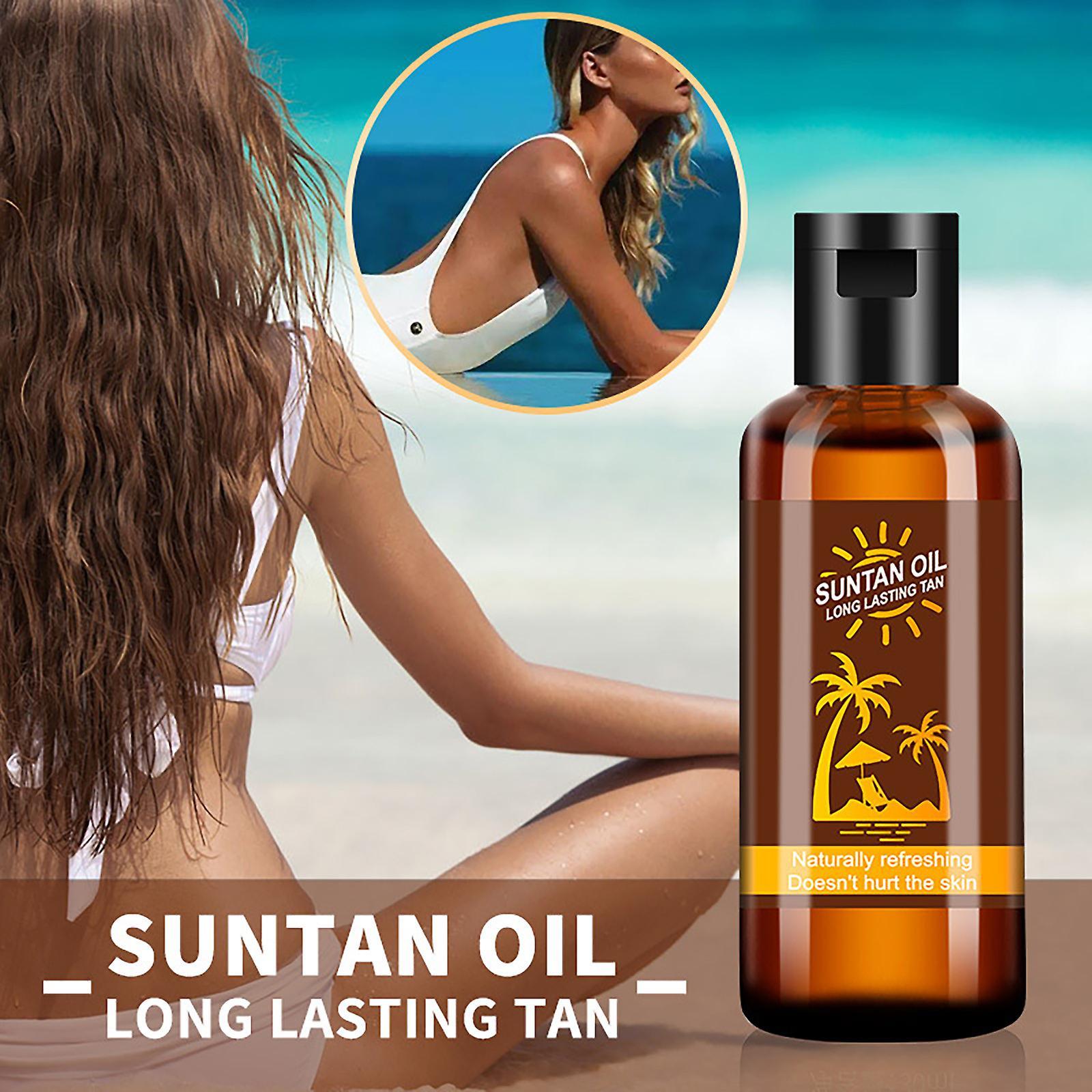 Kakanwo Tanning Oil Tanning Oil Beach Tan Tanning Complexion Multicolor 30ml