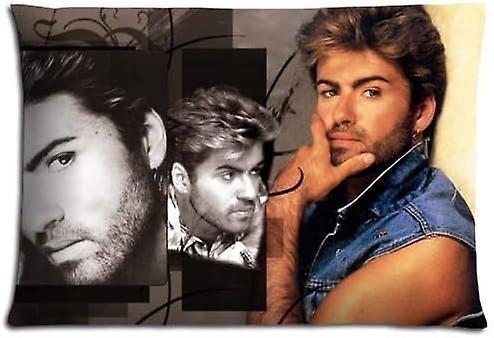 Kerota Custom George Michael Home Decorative Soft Throw Pillowcase Cushion Custom Pillow Case Cover Protecter With Zipper Printed (40cmx60cm) AB-63..