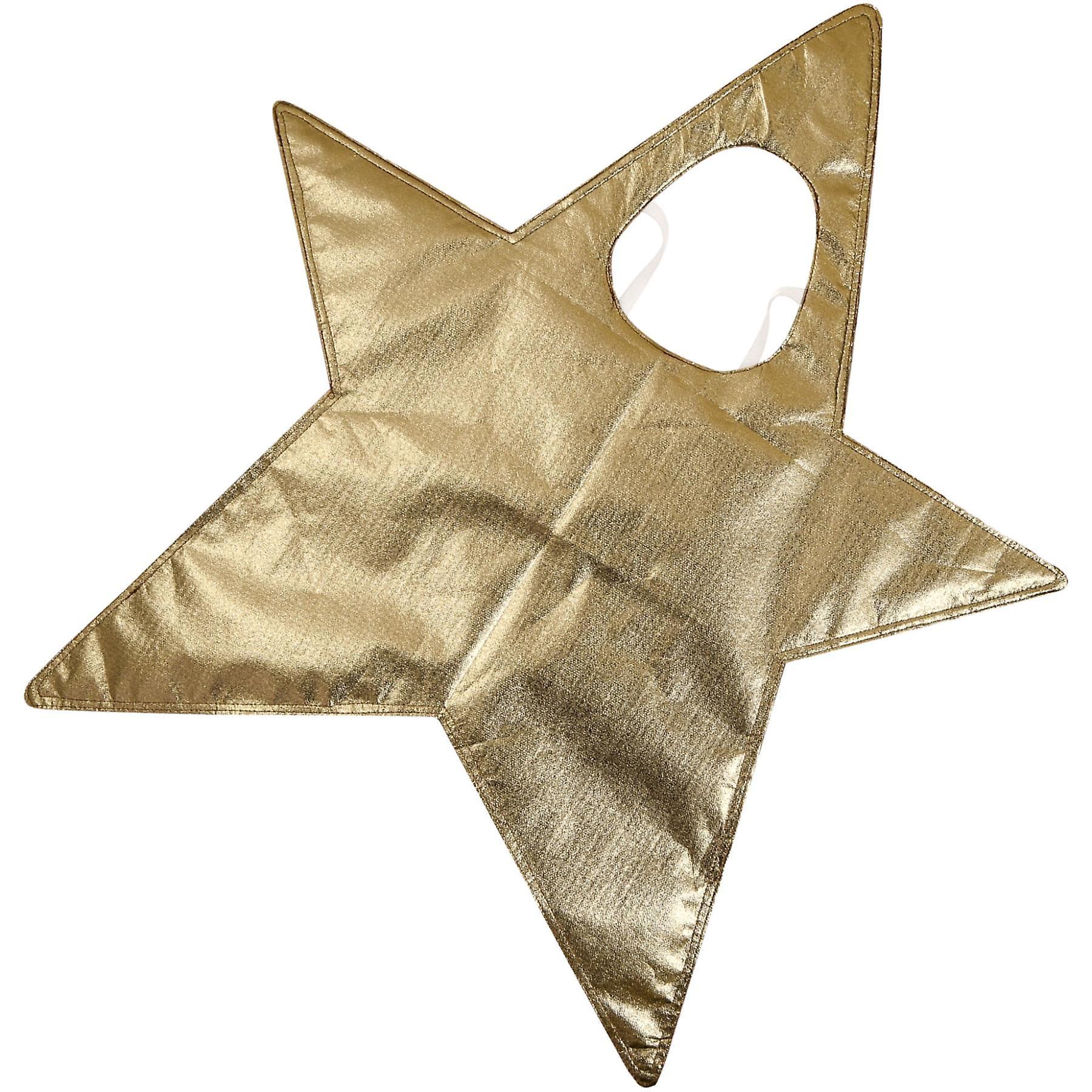 A2Z 4 Kids Kids Girls Boys Xmas Nativity Star Costume School Play Fancy Dress Costume Gold One Size