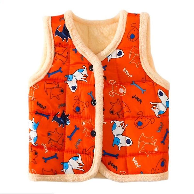 Slowmoose Baby Vest, Winter Warm Jackets orange 80(12M)