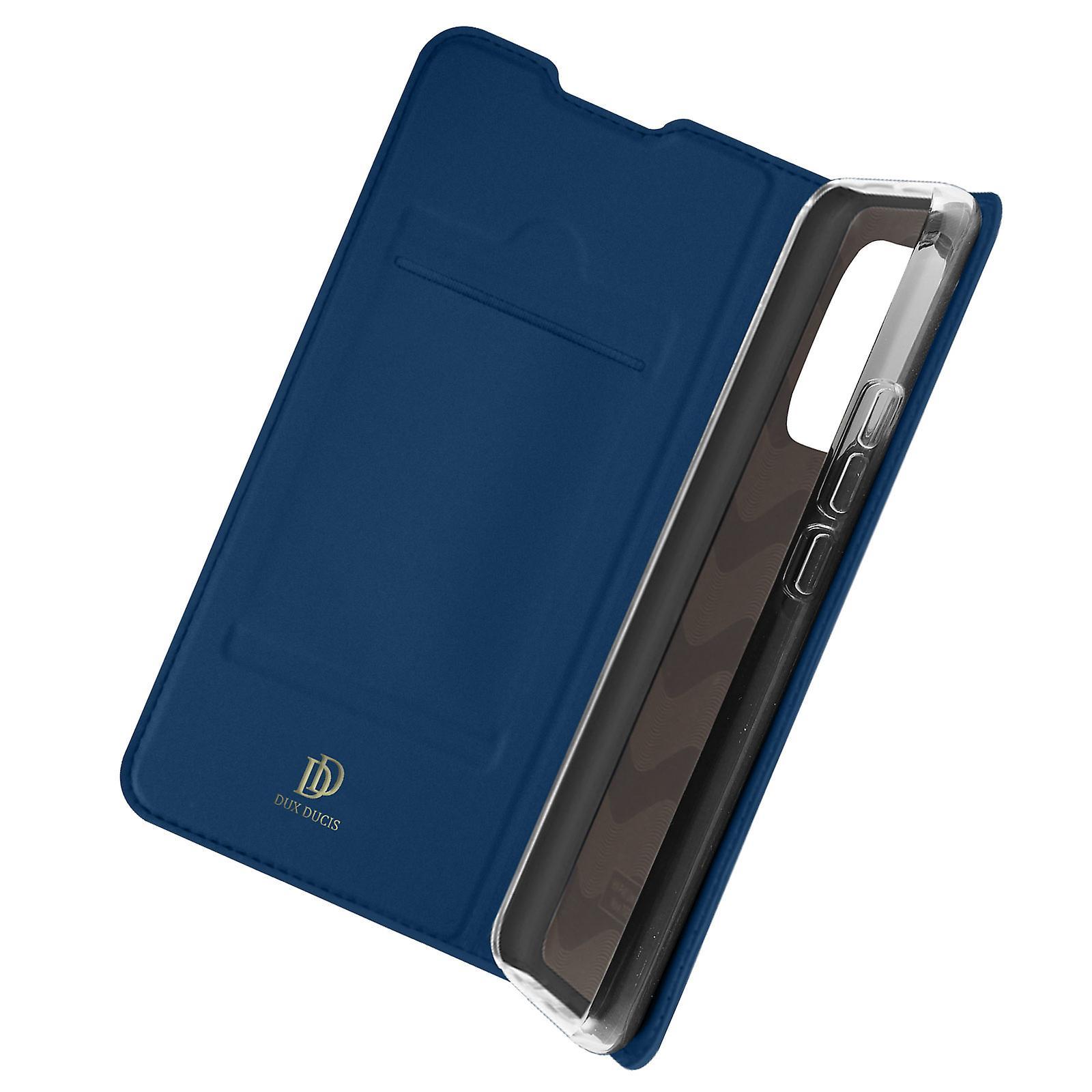 Dux Ducis Case Xiaomi Mi 11 Pro Card Case with Stand Function Satin Finish dark blue Bleu Nuit