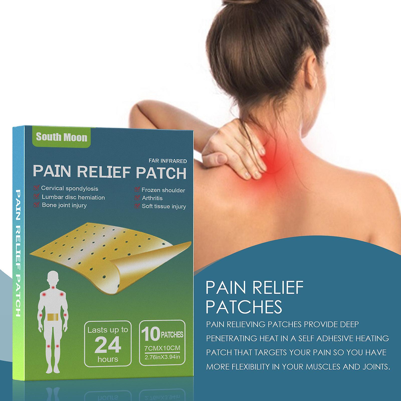 Kakanwo Knee Pain Relief, Wormwood Knee Patch, Thermal Patch for Back Pain, Neck Pain And Shoulder Pain Relief As Show One Size