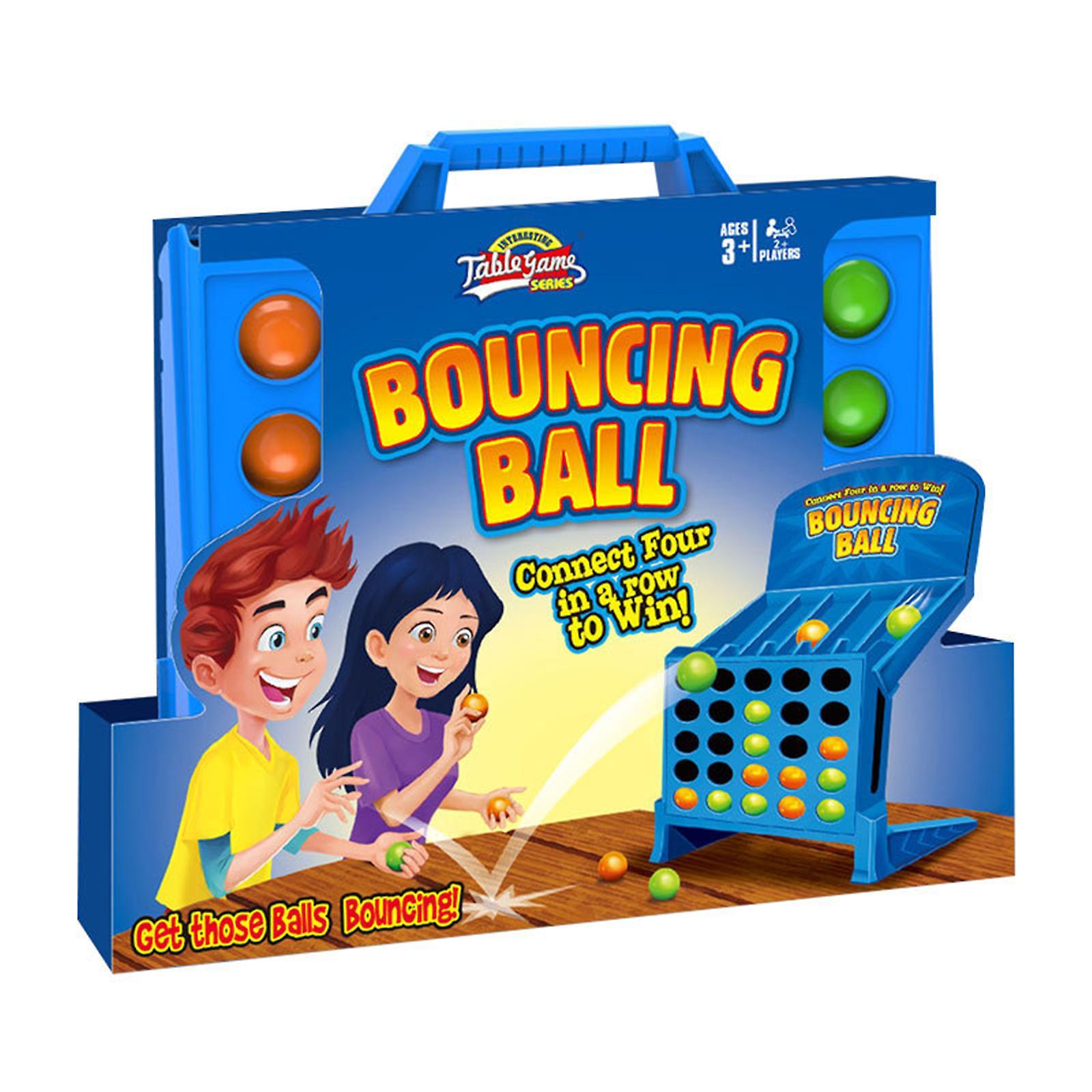 Taotuo Kids Handheld Bouncing Ball Four-in-a-row Fun Competitive Parent-child Interactive Desktop Game