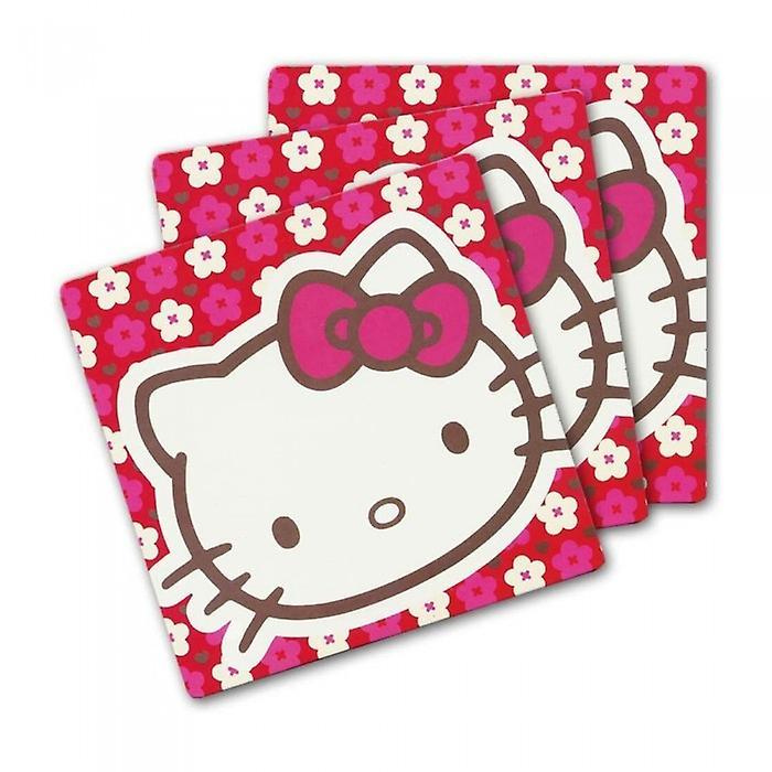 Hello Kitty Invitations (Pack of 6) - Pink/Multi - Size: ONE size