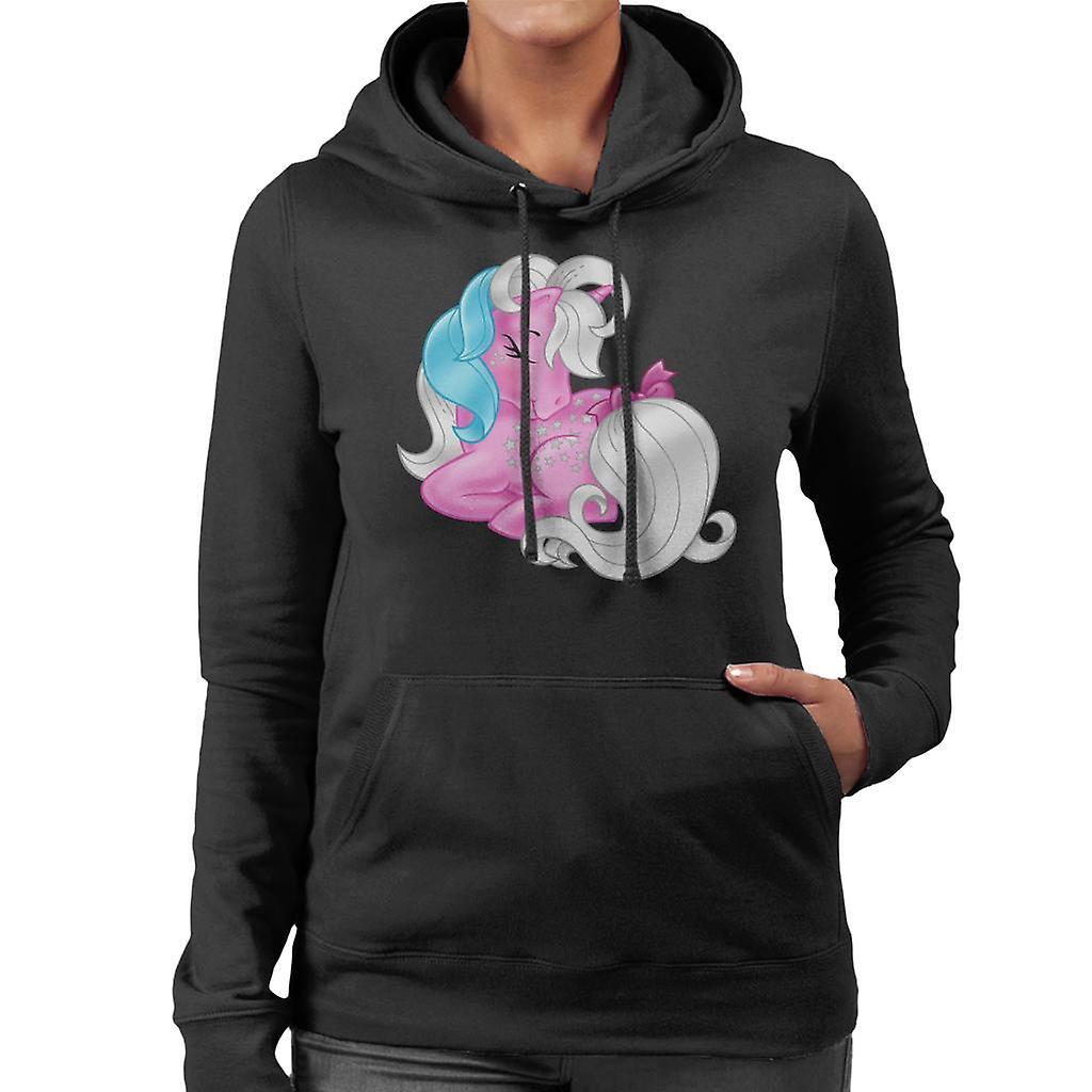 My Little Pony Stars Cutie Mark Women's Hooded Sweatshirt Black X-Large