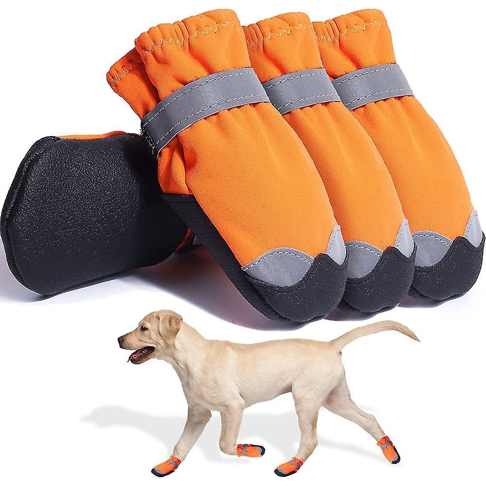 Woow 6#6# Dog Shoes for Summer Hot Pavement Boots Large Medium Dogs Waterproof Paw Protector