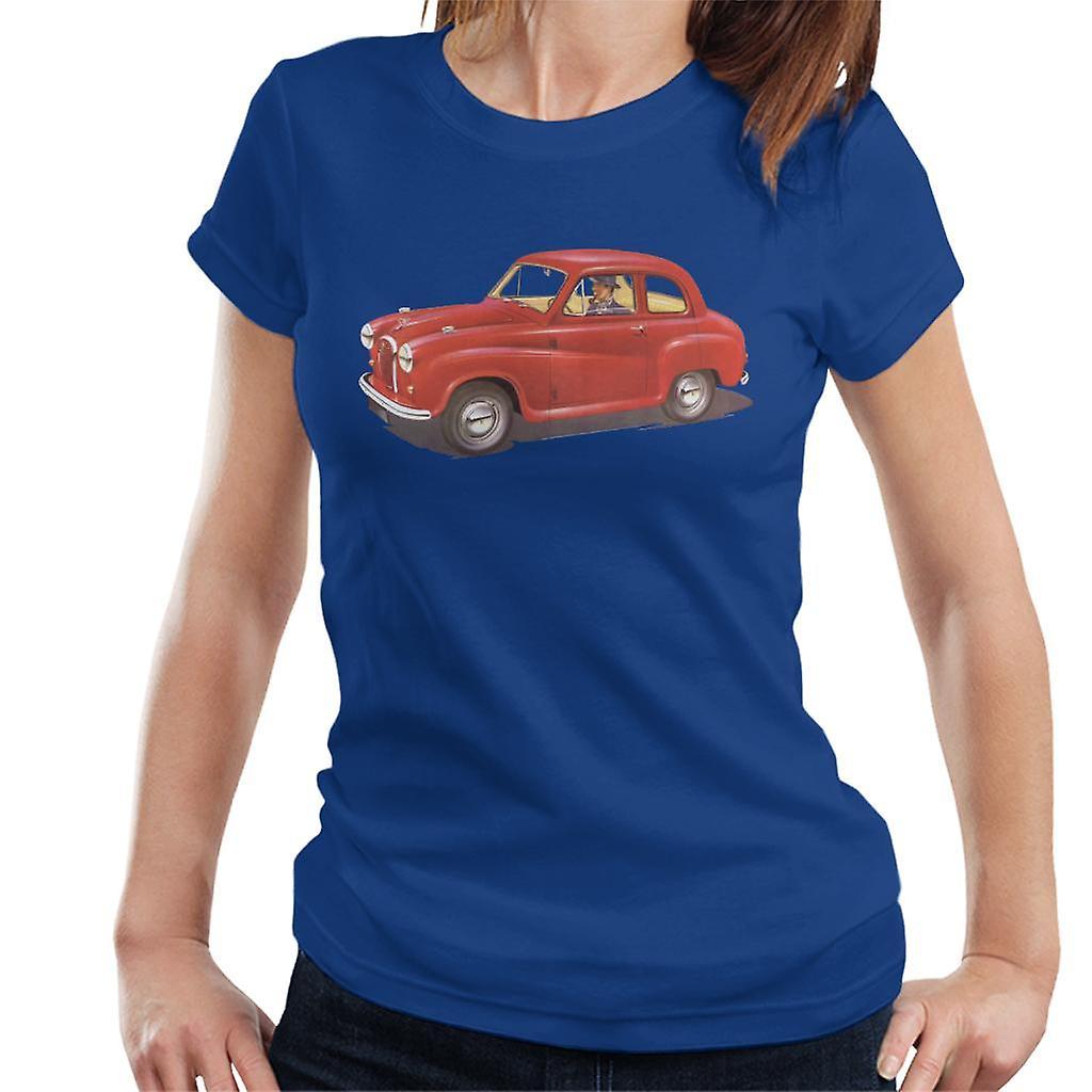 Austin A35 Red British Motor Heritage Women's T-Shirt Royal Blue Medium