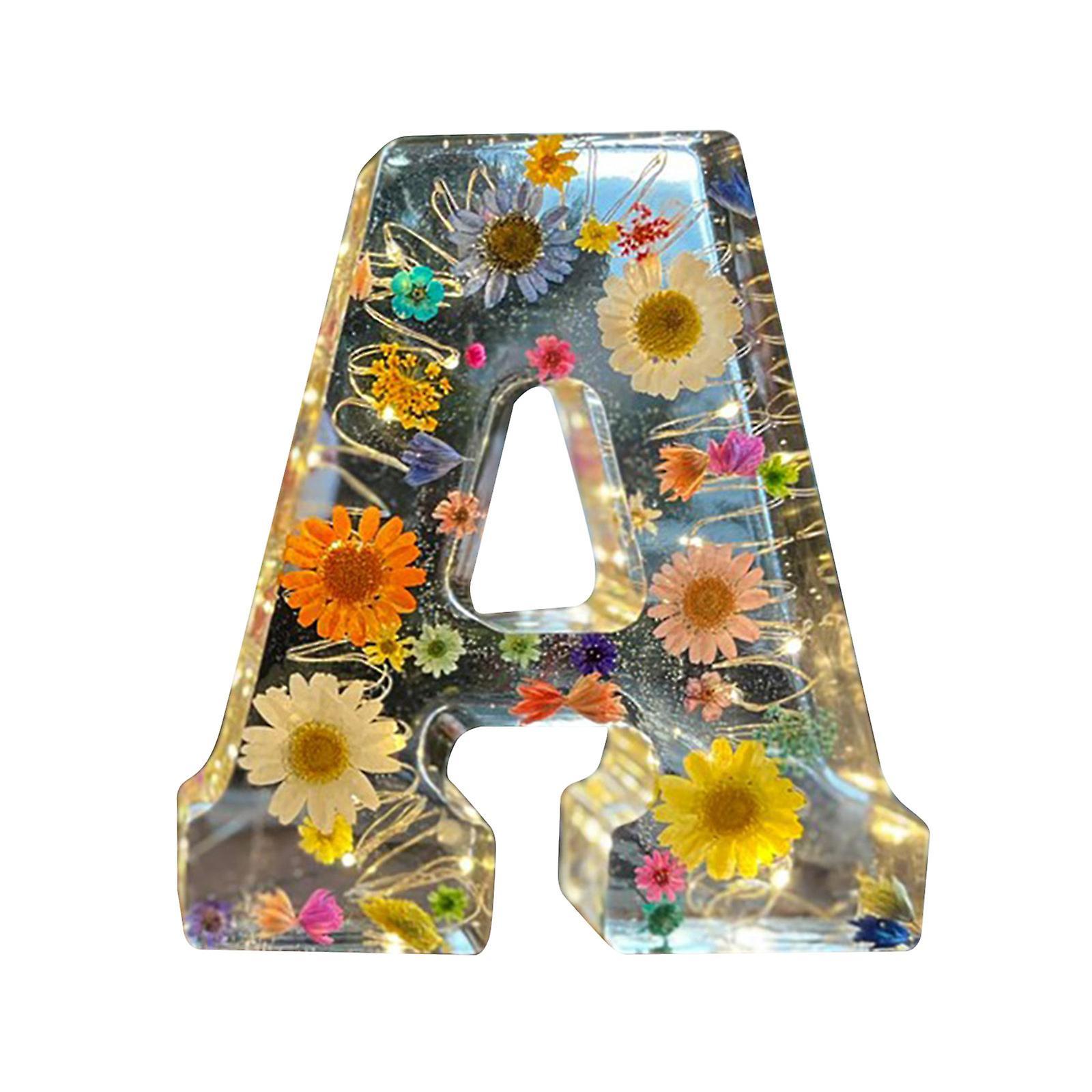 Dandanzhuan Resin Letter Tale Lamp With High Facial Valueand Floral Decoration Can Be Used As A Night Light