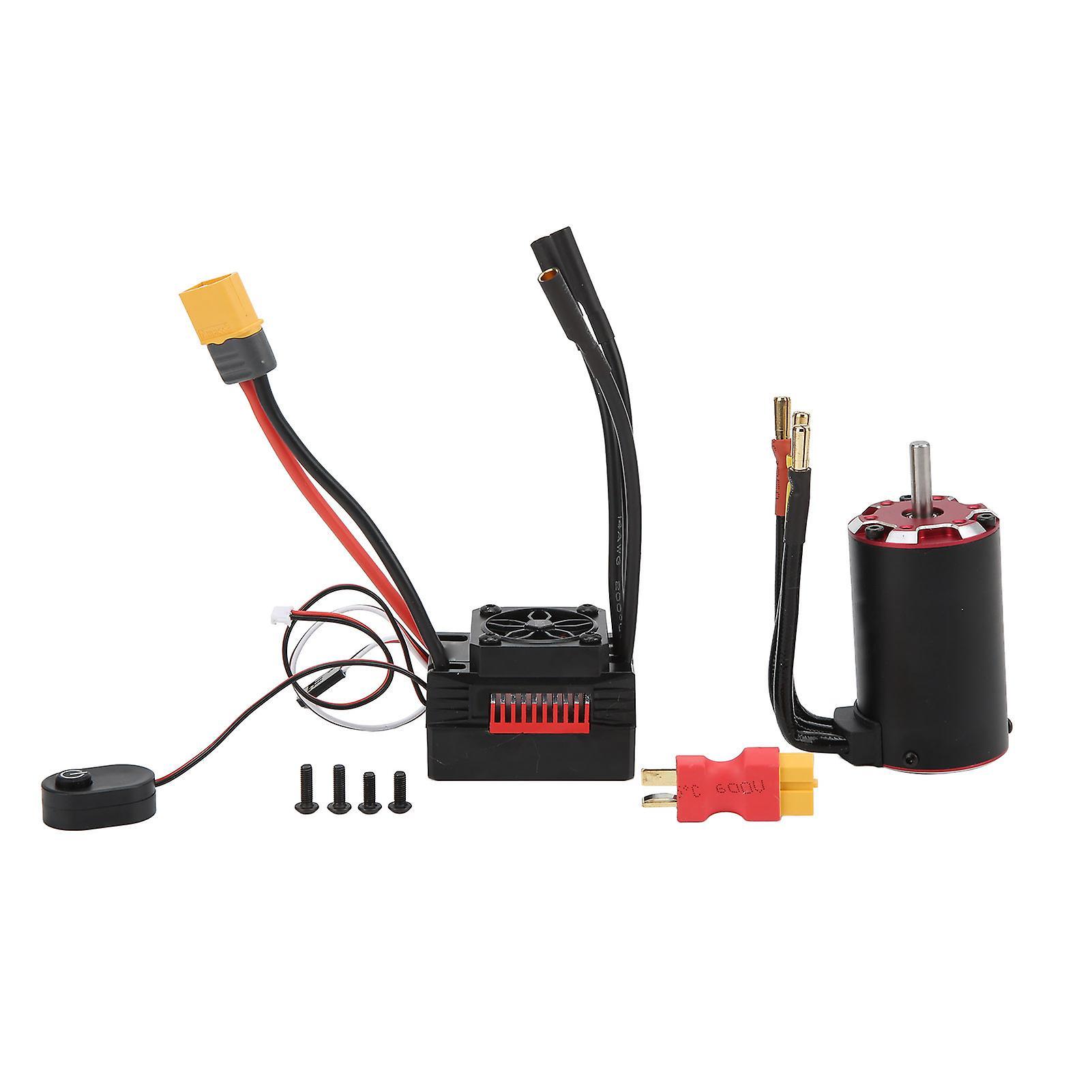 RC Car Motor Set 1/10 RC Car Brushless Motor Set - V2 RC Supersonic 3650 3250KV 4 Pole with 45A