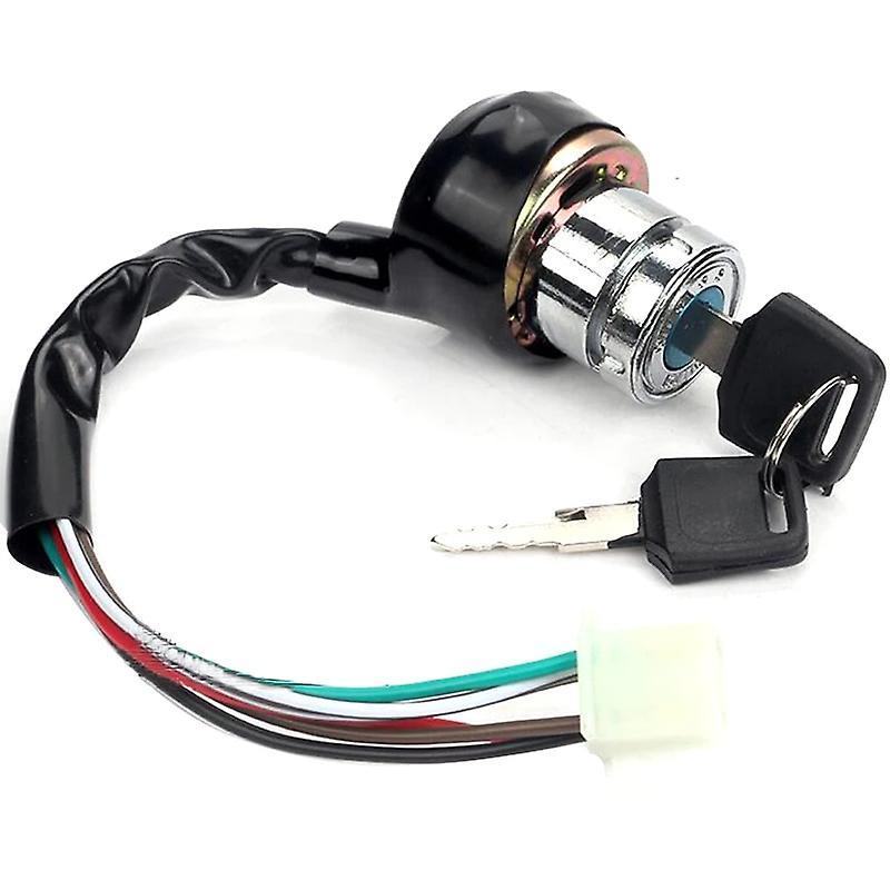 Youping Car Motorcycle Ignition Switch 3 Position 6 Wire With 2 Keys for Harley Yamaha Honda Suzuki Scooter ATV Dirt Bike Go Kart