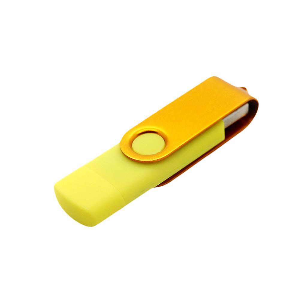 Hislaves 512G/1TB/2TB Mini USB 3.0 Data Storage Flash Drive Memory Thumb Stick U Disk Yellow