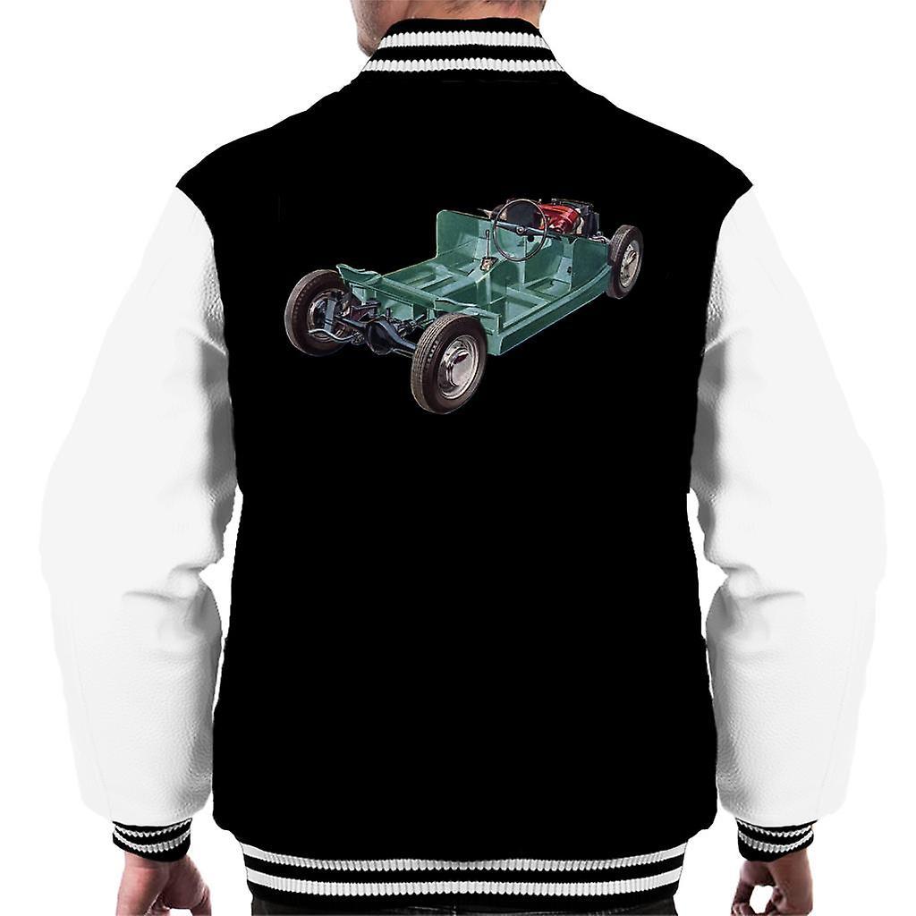 Austin Healey Sprite Mark II British Motor Heritage Men's Varsity Jacket Black/White Medium