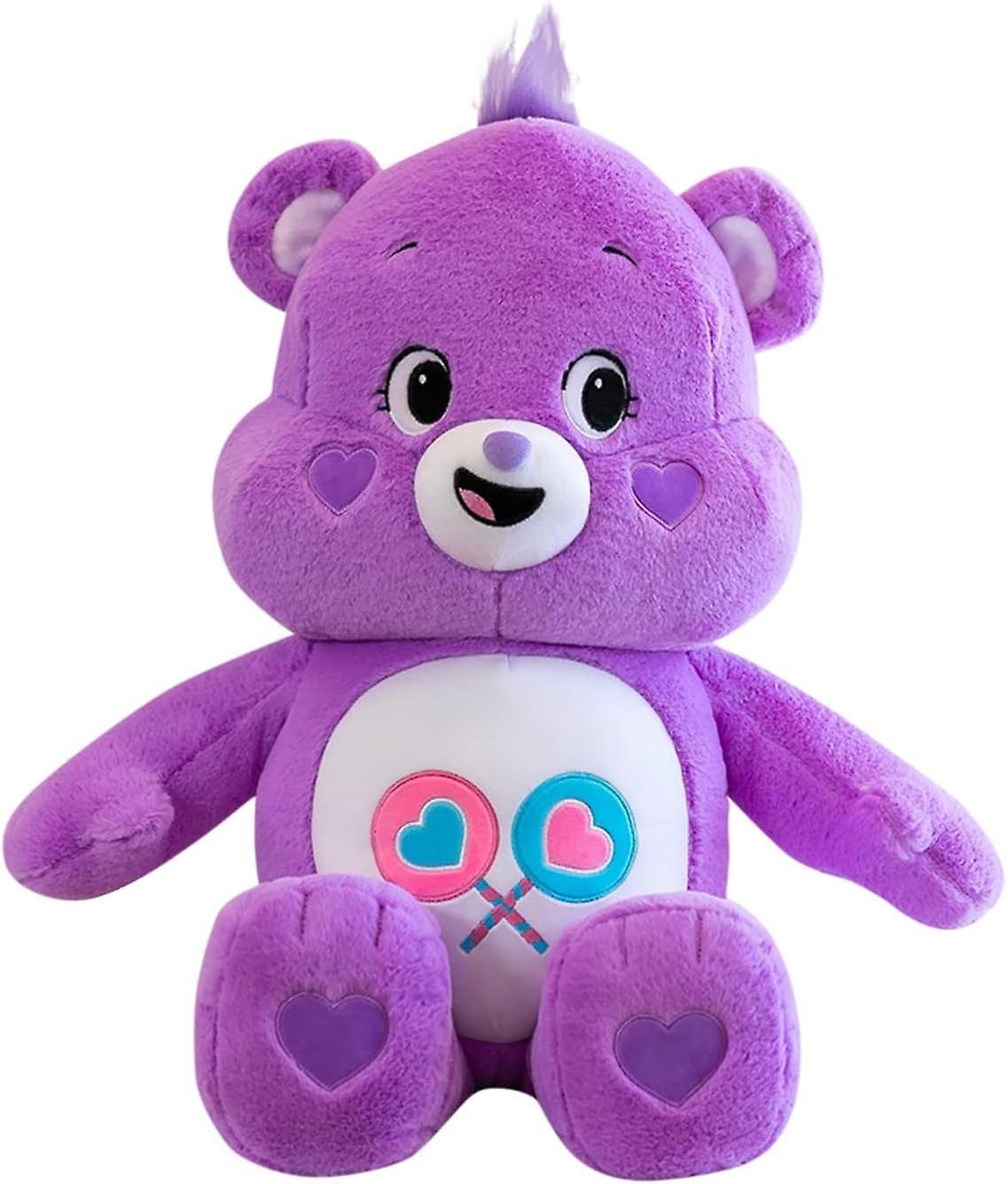 SSRGV Care Bear,Plush Baby Teddy Bear Stuffed Animal Toys for Children, Soft Teddies Suitable for Girls and Boys Aged 3 Years (Purple)