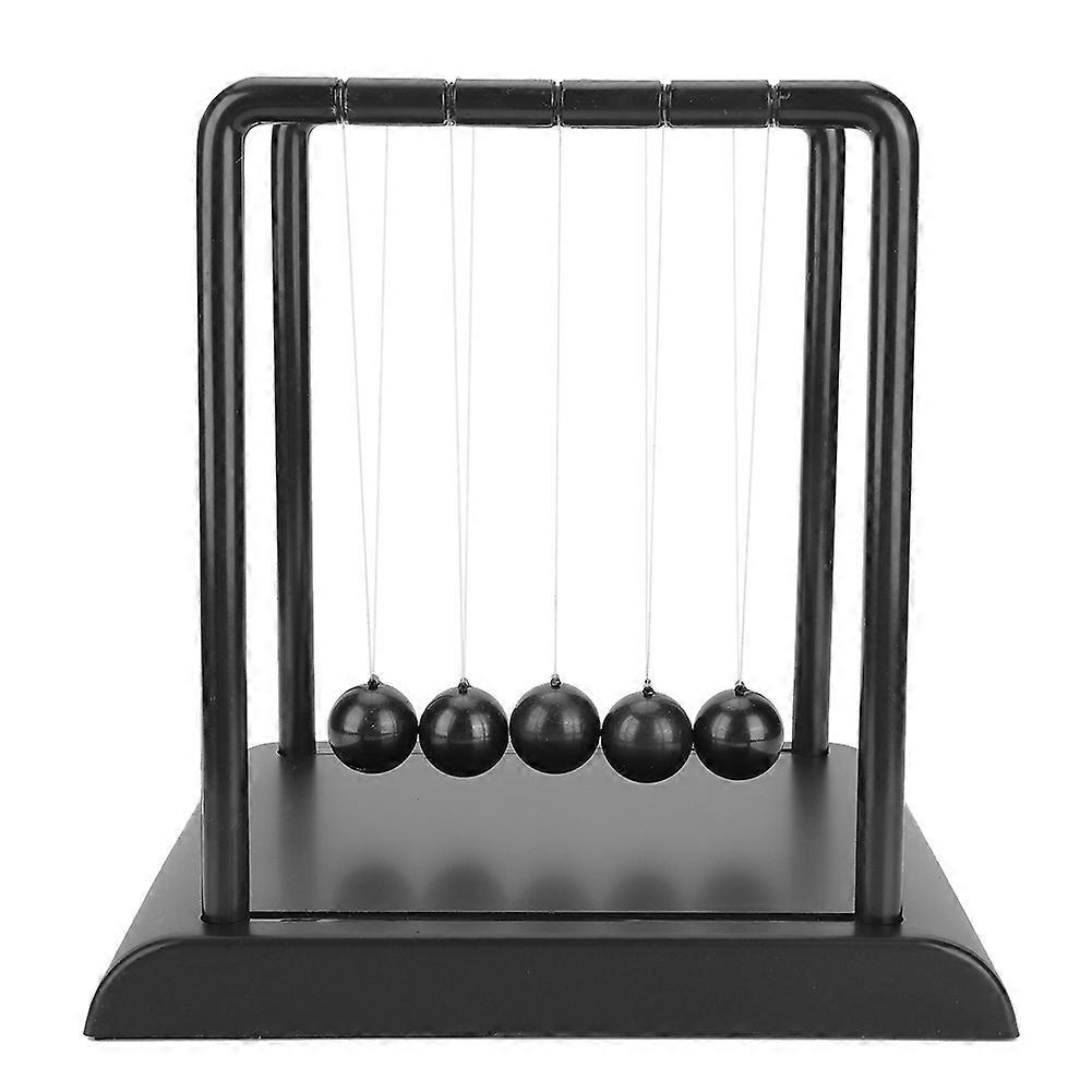 Moselota Classic Newtons Cradle Balance Balls Black Base Science Physics Desktop Decoration  Pendulum for Home and Office