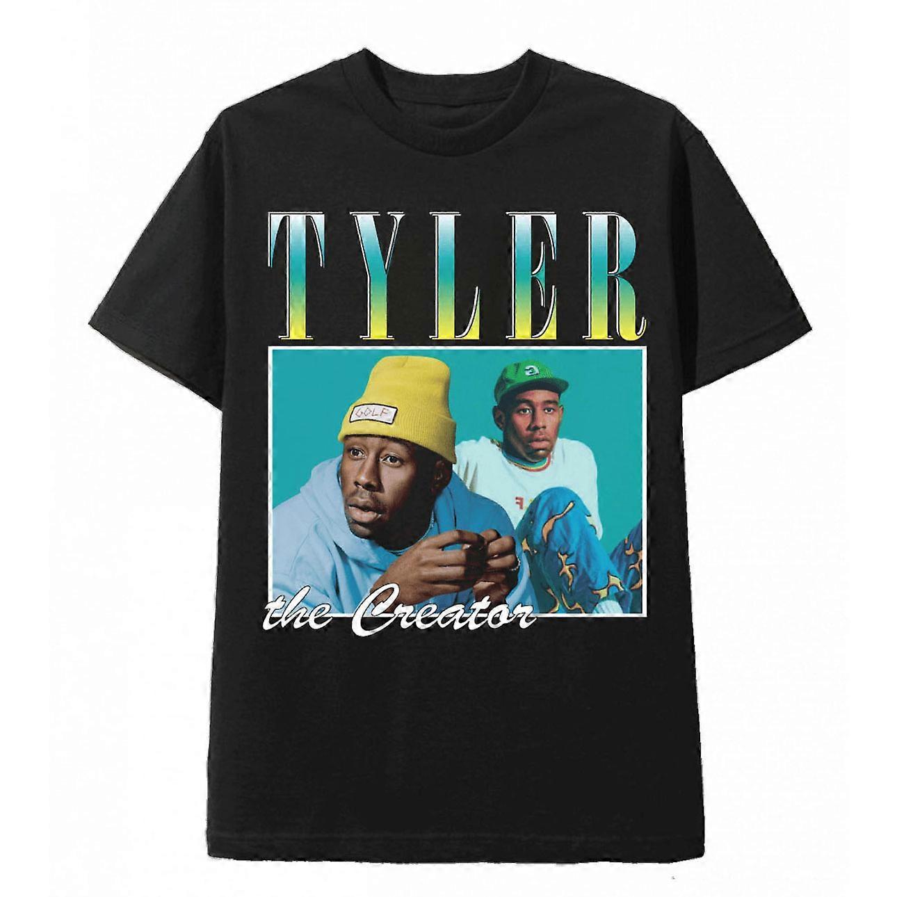 RockShark Tyler The Creator T-Shirt Noir Vintage Black M