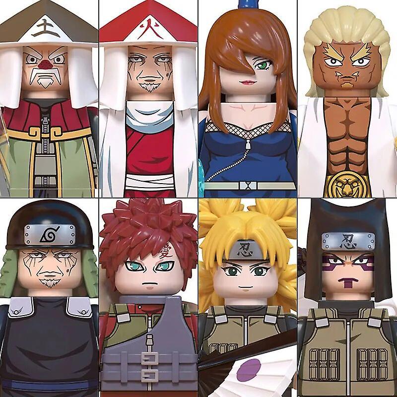 Otwoo Wm6112 Mini Action Figures Sasuke Kakashi Akatsuki Bricks Building Blocks Anime Cartoon  Naruto Minifigures Kids Christmas Gifts WM6111