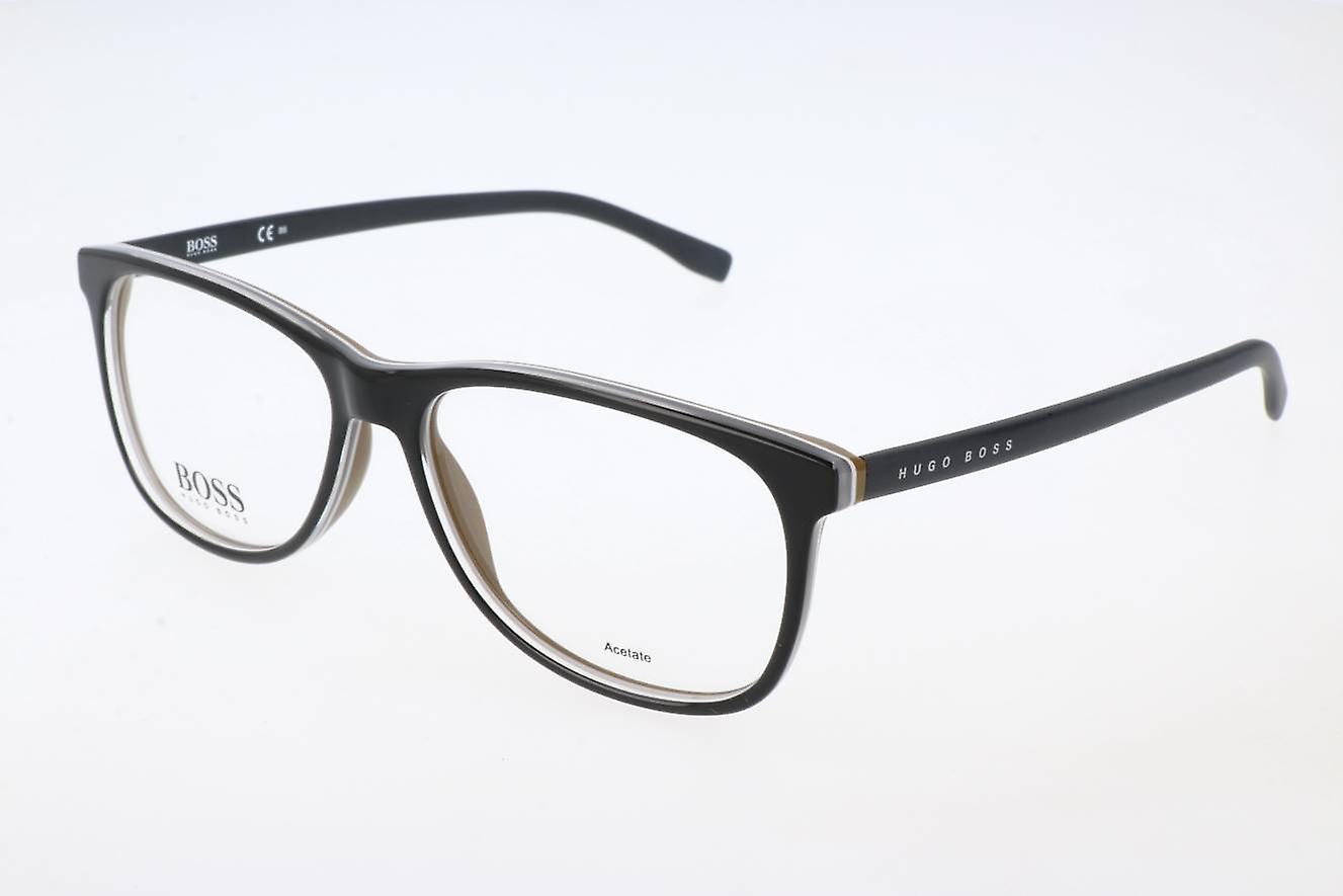 Eyewear Frames Hugo Boss BOSS 0763 QHI BLACK 55/15/145 MAN 55 mm