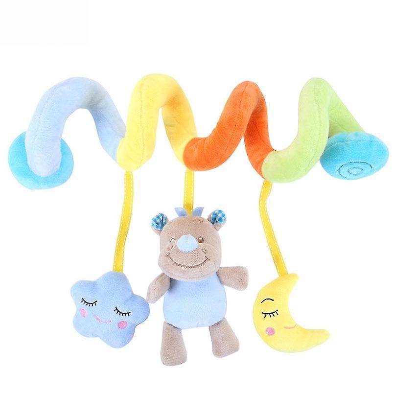 Slowmoose Toy Baby Stroller Comfort Stuffed Animal Rattle Mobile Infant For Baby Hanging A02802