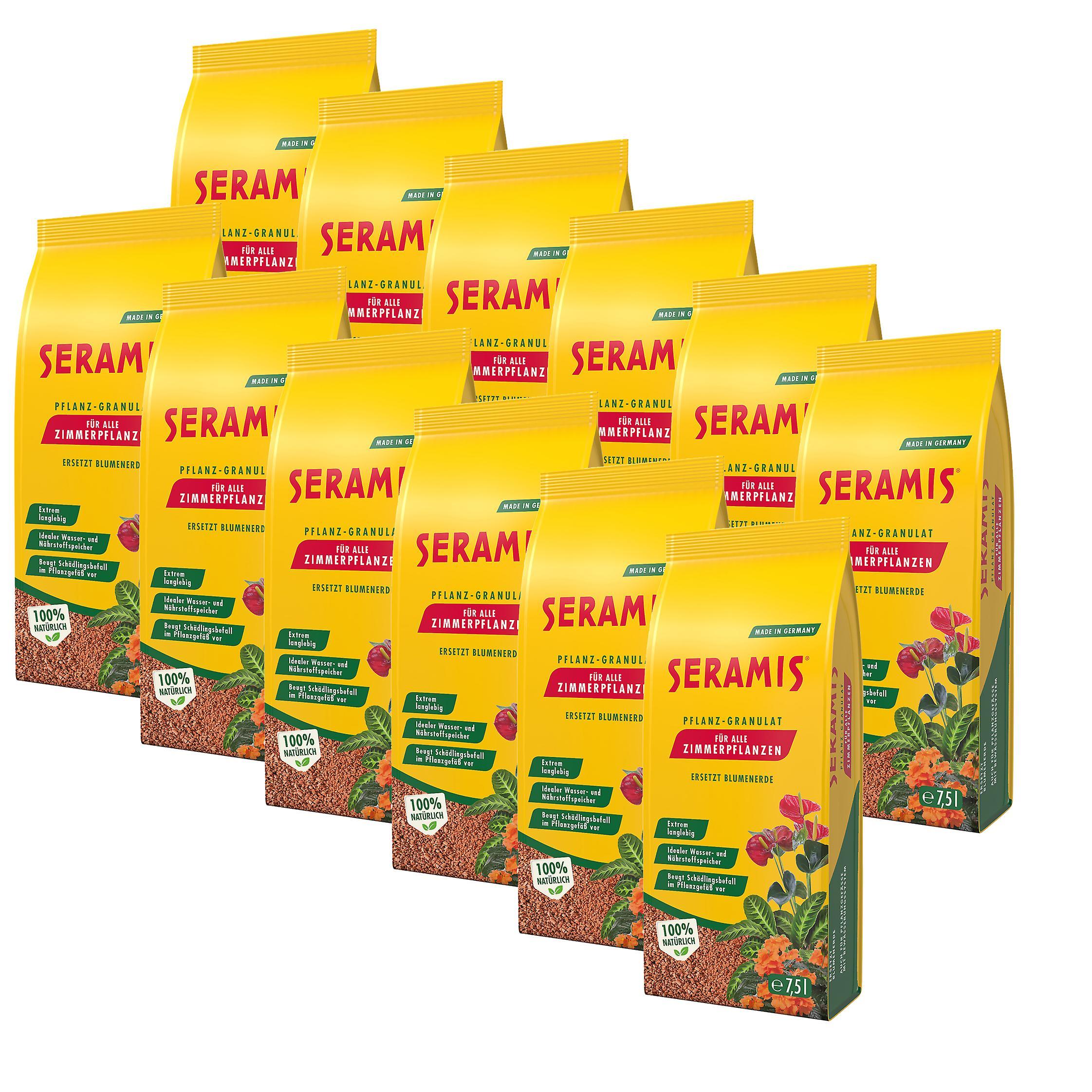 12 x SERAMIS® plant granules for houseplants, 7.5 litres