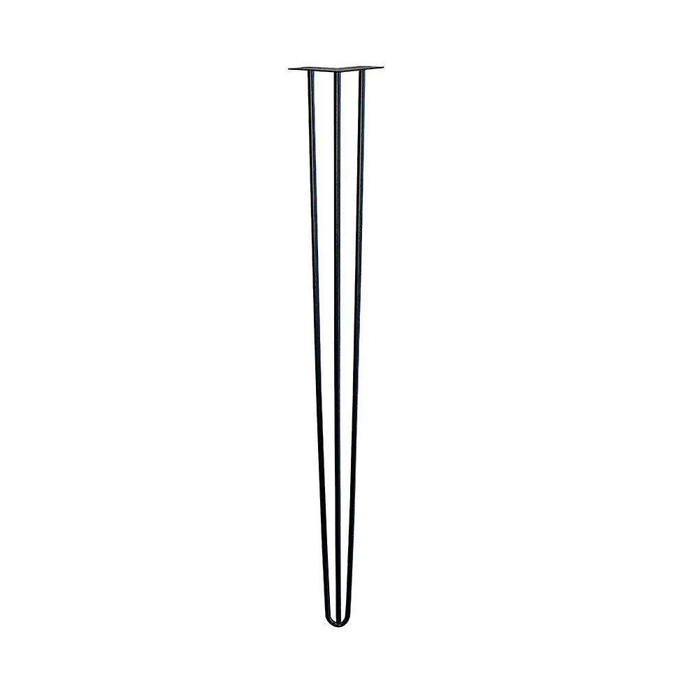 Furniture Legs Europe Steel hairpin black hairpin ø 1.2 cm and height 110 cm (1 piece)