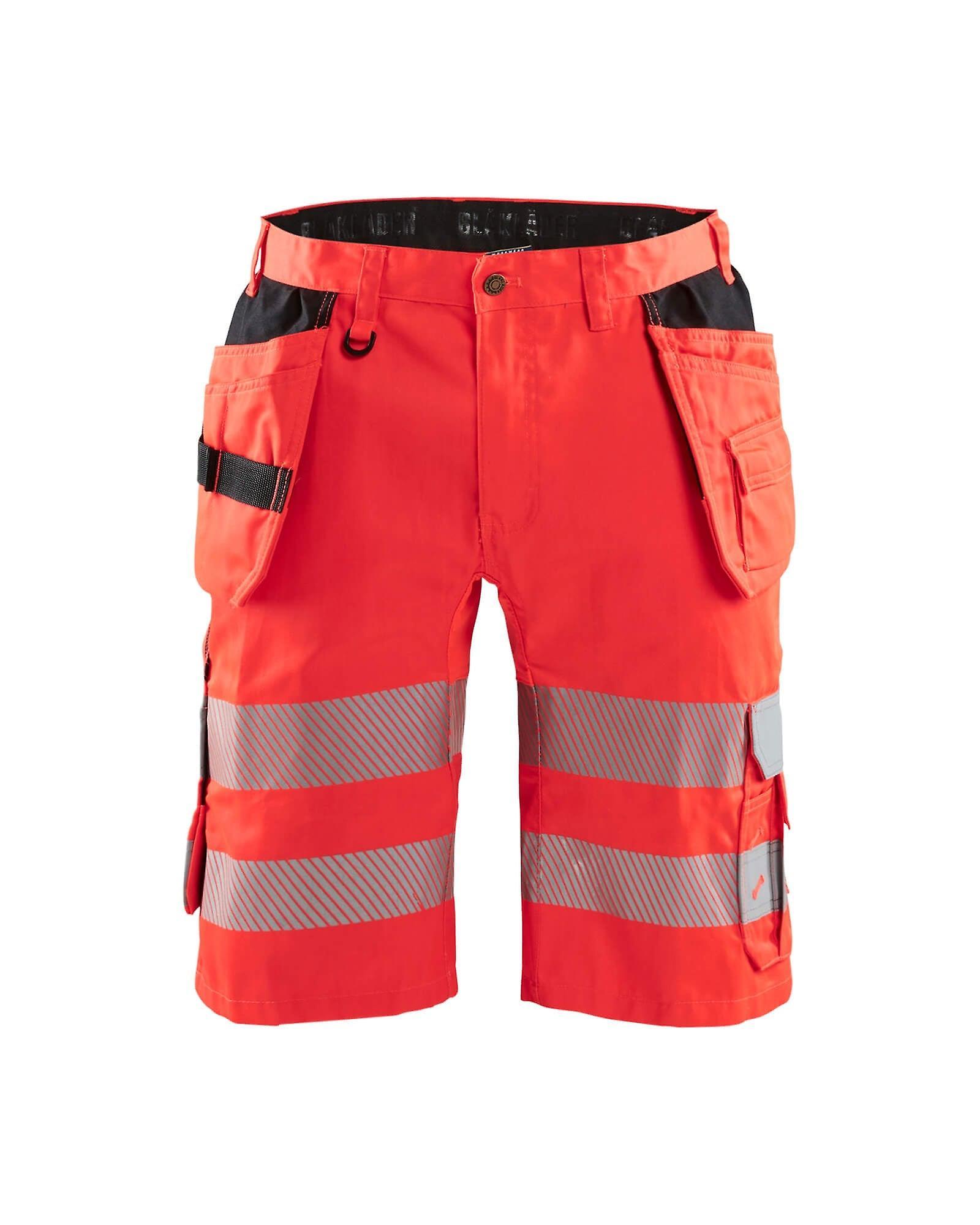 Blaklader 1586 hi-vis stretch shorts - mens (15861811) Hi-vis red