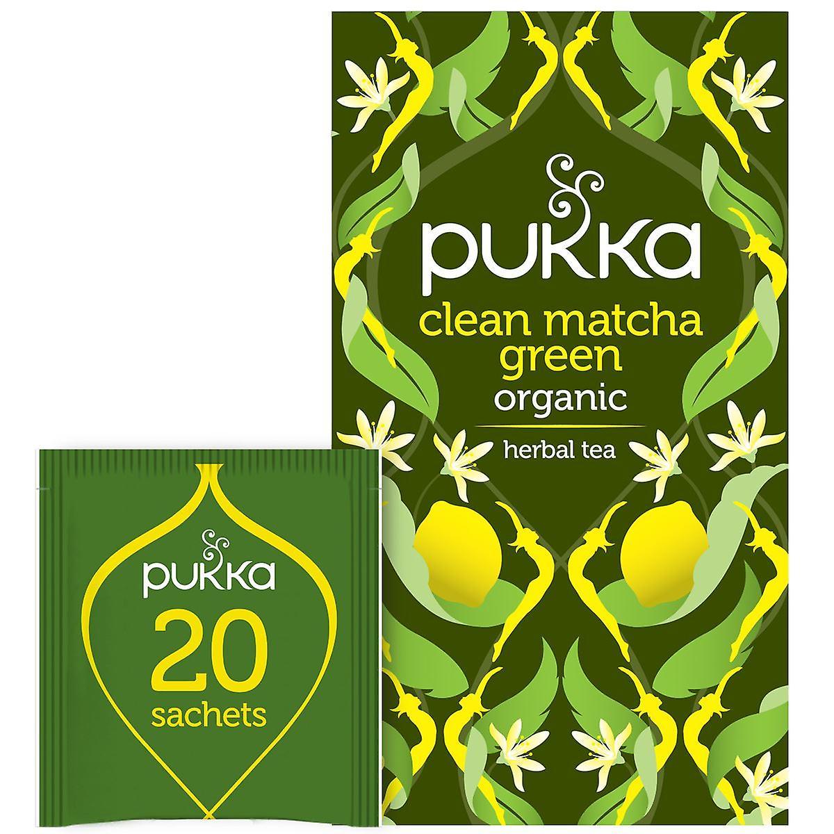 Pukka Herbs Pukka Herbal Organic Teas - Clean Matcha Green