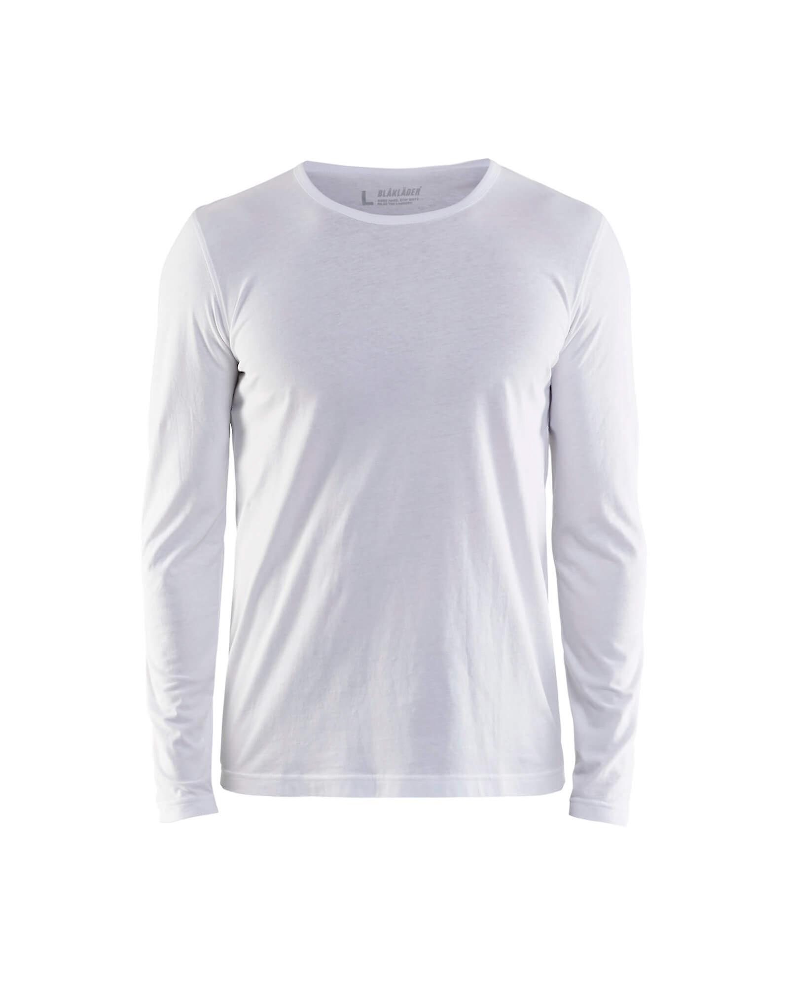 Blaklader 3500 Long Sleeve t-shirt - Mens (35001042) White Xxxl